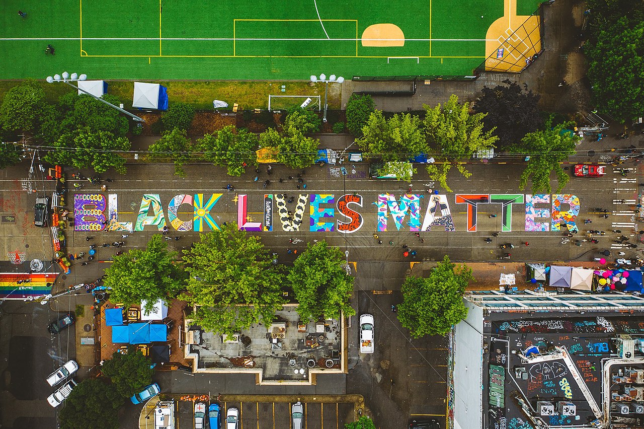 Capitol Hill Autonomous Zone Black Lives Matter Mural