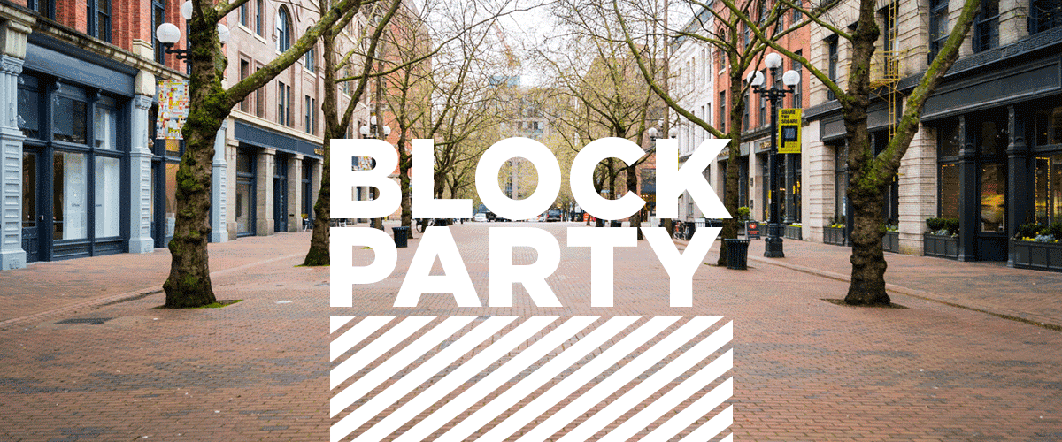 The Block Party is a two-day street fair, September 10-11 10am - 5pm each day in Occidental Park, celebrating the powerful ways design affects our lives, and kicking off the 6th annual Seattle Design Festival, which runs September 10-23.