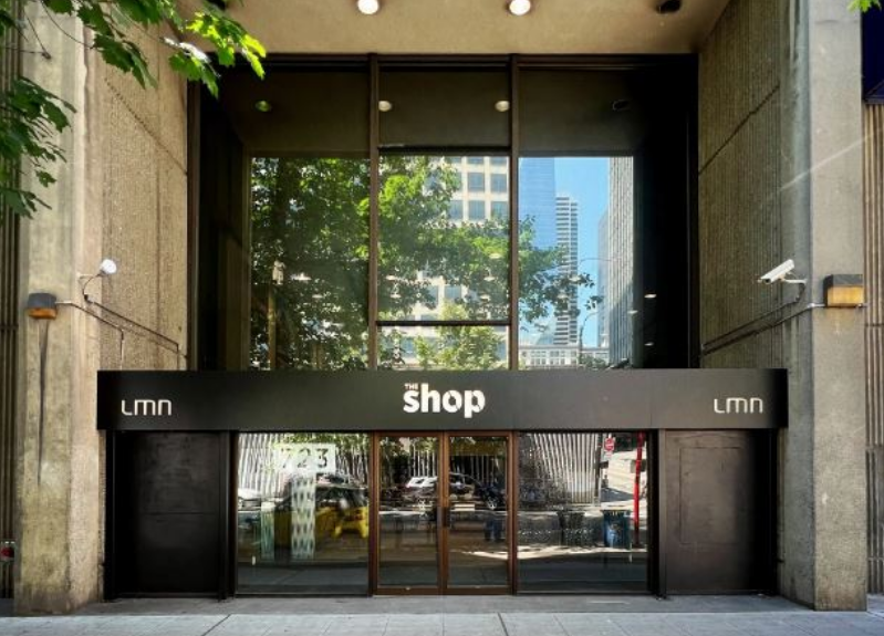 exterior photo of LMN's The Shop