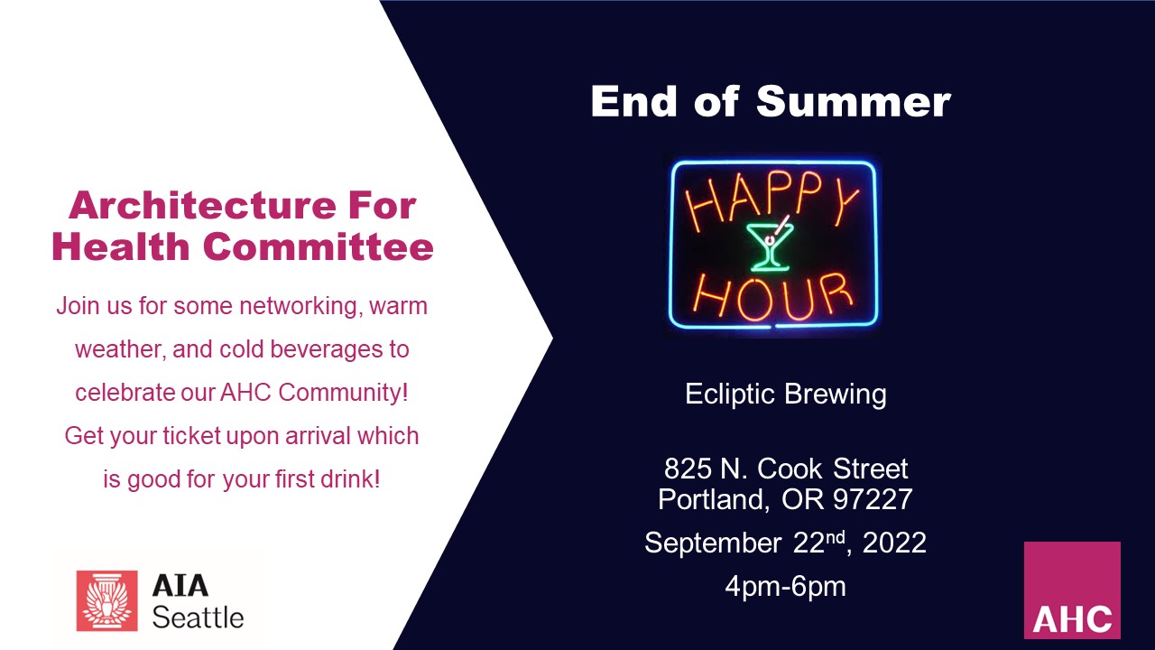 Join us for some networking, sunshine and cold beverages to celebrate our AHC community!