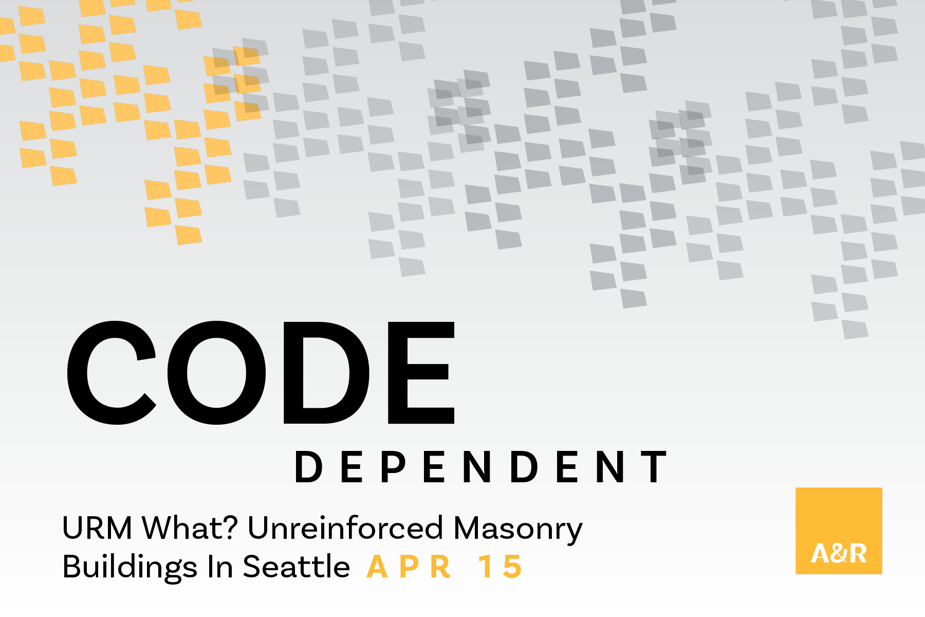 This page is intended only for participants of 2019 Code Dependent: URM What? Unreinforced Masonry Buildings In Seattle