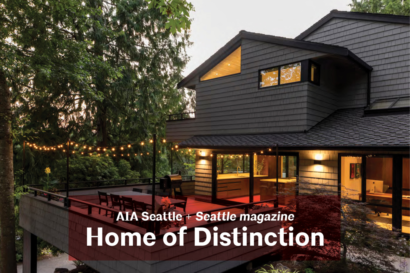 AIA Seattle partners with Seattle magazine to highlight exceptional residential design solutions.