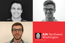 Three college students were chosen to receive AIA Northwest Washington Section's 2019 scholarship, totaling $4500 to local residents pursuing an architectural education.